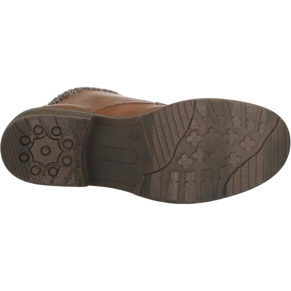 Women's Leather Hiking Boots Chestnut 9.5 Wide Ankle Length Comfort Durable - Picture 4 of 7